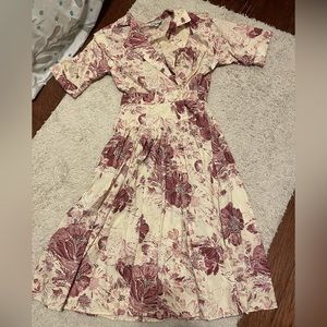 80s Sally Lou Cotton Market Dress